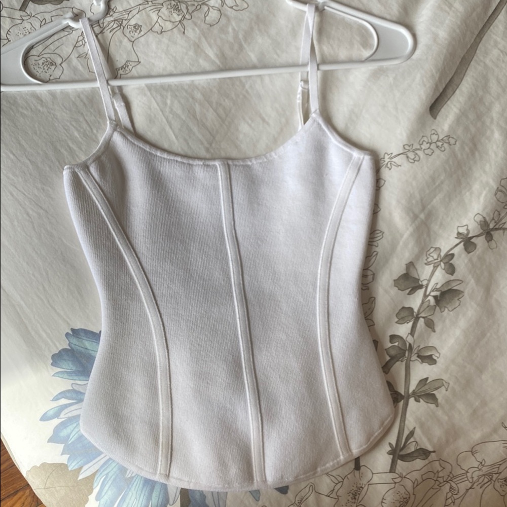 Aritzia babaton XS White Corset Top